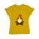 Tricou adler dama skullfire galben