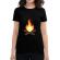 Tricou adler dama skullfire negru