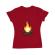 Tricou adler dama skullfire rosu