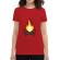 Tricou adler dama skullfire rosu