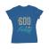 Tricou adler dama thank god its friday albastru azuriu