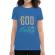 Tricou adler dama thank god its friday albastru azuriu