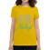 Tricou adler dama thank god its friday galben