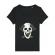 Tricou stanley stella dama skull axe negru