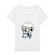 Tricou stanley stella dama skull holiday alb
