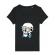 Tricou stanley stella dama skull holiday negru