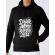 Hoodie barbat cu gluga drink more worry less negru