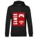 Hoodie barbat cu gluga gamer negru