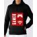 Hoodie barbat cu gluga gamer negru