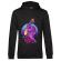 Hoodie barbat cu gluga queen negru