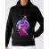 Hoodie barbat cu gluga queen negru