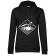 Hoodie dama cu gluga camp mode on negru