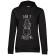 Hoodie dama cu gluga do not touch me negru