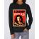 Hoodie dama cu gluga i dump your ass negru