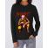 Hoodie dama cu gluga i'm lovin it negru