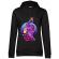 Hoodie dama cu gluga queen negru
