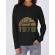 Hoodie dama cu gluga vintage 1978 negru