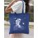 Sacosa din panza astronaut bmx albastru regal