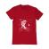 Tricou adler barbat astronaut bmx rosu