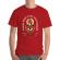 Tricou adler barbat burning heart rosu