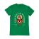 Tricou adler barbat burning heart verde mediu