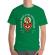 Tricou adler barbat burning heart verde mediu