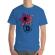 Tricou adler barbat free hugs albastru azuriu