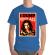 Tricou adler barbat i dump your ass albastru azuriu