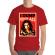 Tricou adler barbat i dump your ass rosu