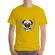 Tricou adler barbat king of pug galben