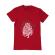 Tricou adler barbat let's find beautiful place to get lost rosu