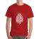Tricou adler barbat let's find beautiful place to get lost rosu