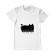 Tricou adler barbat take meow home alb