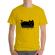 Tricou adler barbat take meow home galben