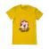 Tricou adler barbat sweet ice cream lettering galben