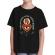 Tricou adler copil burning heart negru