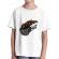 Tricou adler copil coffee first alb