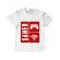 Tricou adler copil gamer alb