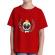 Tricou adler copil king of pug rosu