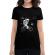 Tricou adler dama astronaut bmx negru
