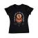 Tricou adler dama burning heart negru