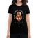 Tricou adler dama burning heart negru
