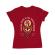 Tricou adler dama burning heart rosu