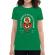 Tricou adler dama burning heart verde mediu