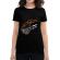 Tricou adler dama coffee first negru