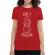 Tricou adler dama do not touch me rosu