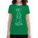 Tricou adler dama do not touch me verde mediu