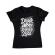 Tricou adler dama drink more worry less negru
