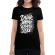 Tricou adler dama drink more worry less negru