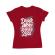 Tricou adler dama drink more worry less rosu